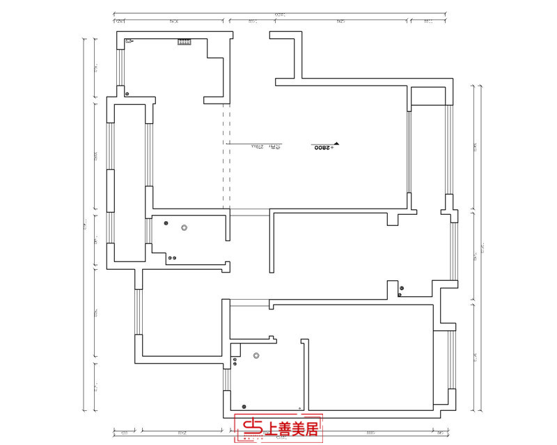 潤(rùn)德天悅城/138㎡/輕奢風(fēng)格