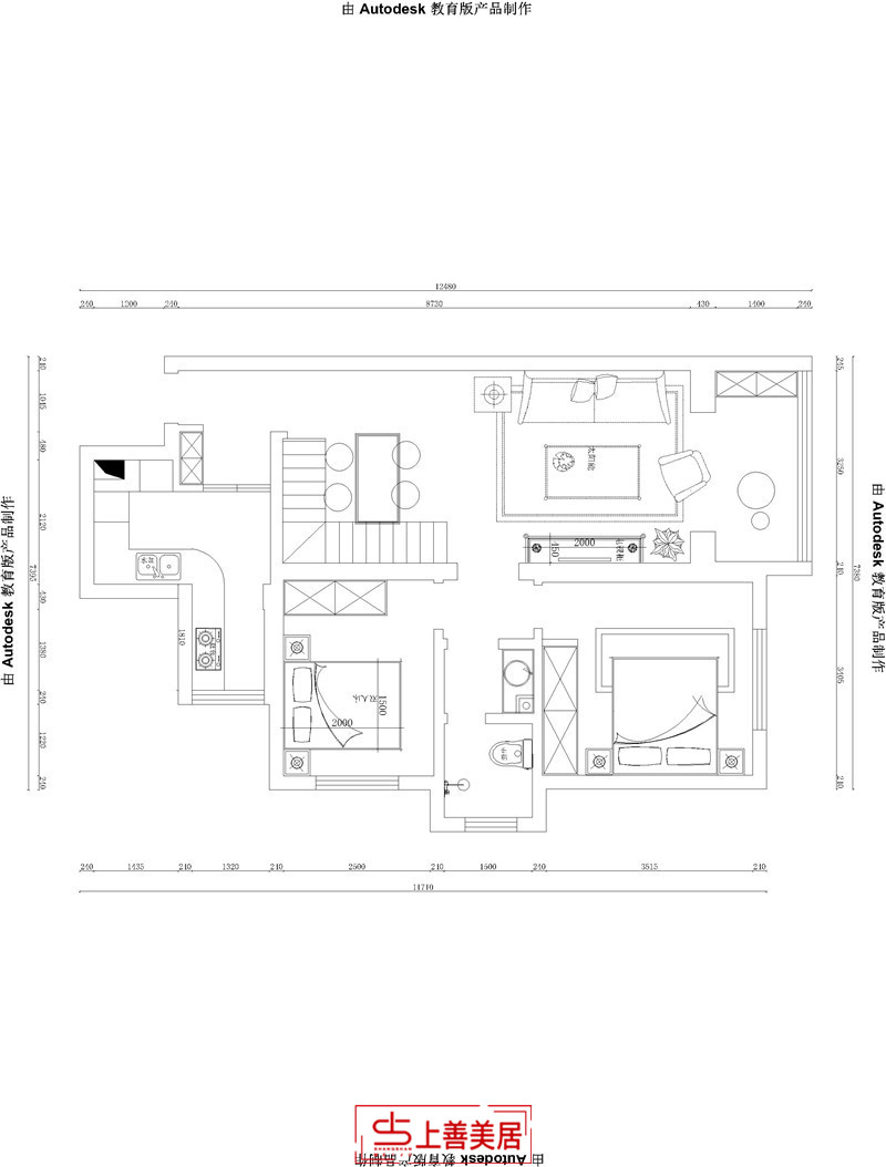 石門小區(qū)/150㎡/復(fù)式北歐
