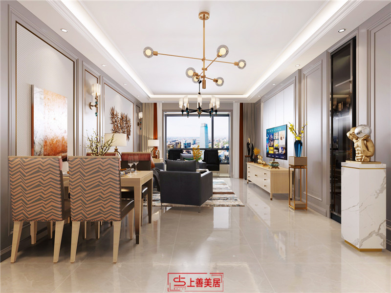 中基禮域/140㎡/美式