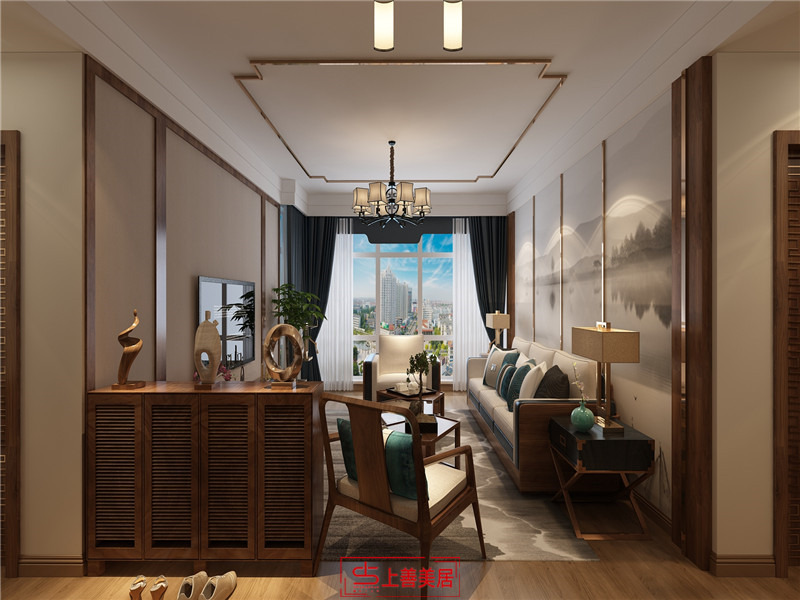 都市陽(yáng)光/90㎡/新中式