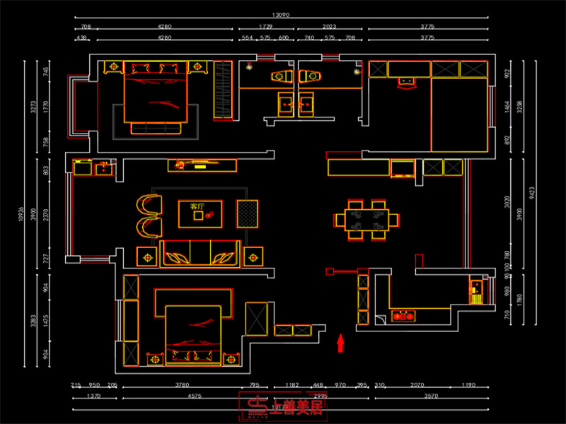 御花園/135㎡/新中式