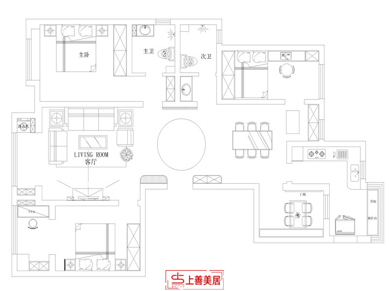 潤(rùn)德天悅城/139㎡/現(xiàn)代
