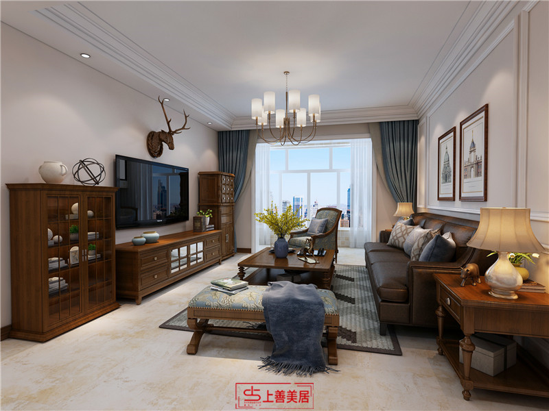 紫晶悅城/120㎡/美式