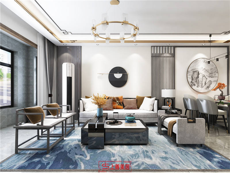 國(guó)赫天著/95㎡/新中式