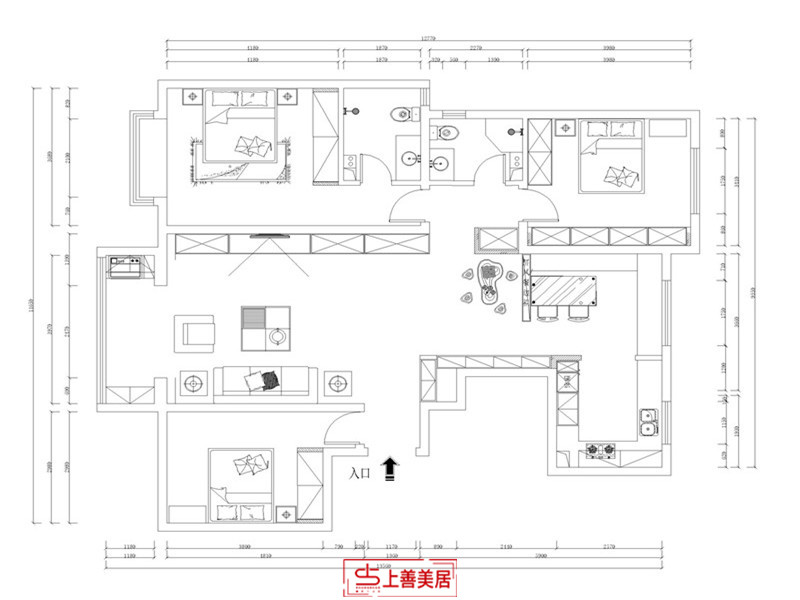 上城悅府/160㎡/新中式