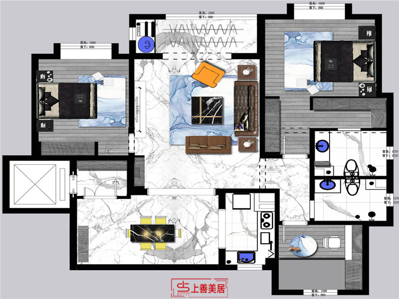 福美十號(hào)院/美式風(fēng)格/120㎡