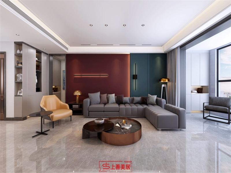 融創(chuàng)中心/210㎡/意式極簡風