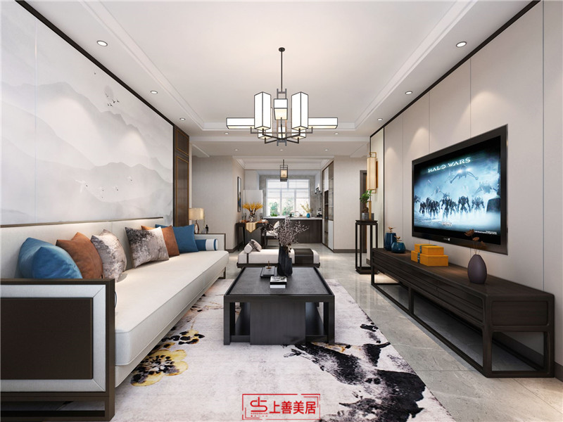 富達山莊/130㎡/新中式