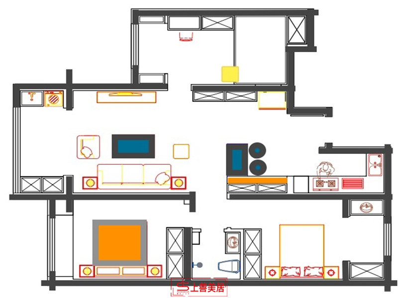 潤德天悅城/110平米/現(xiàn)代