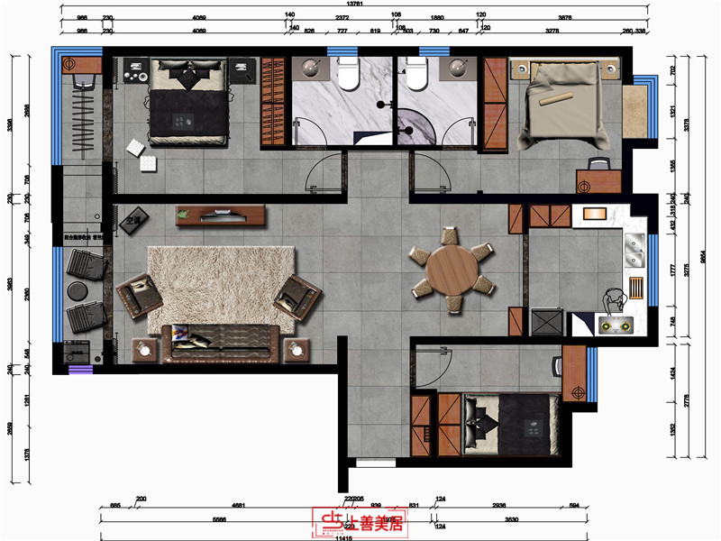 松陽東苑/140㎡/現(xiàn)代