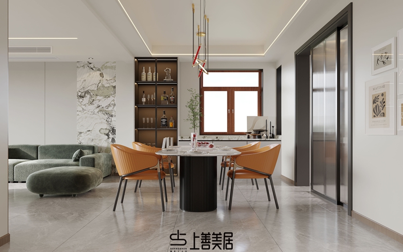 秀水名邸輕奢風格效果圖01