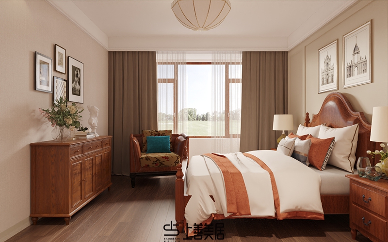 德賢華府160平美式效果圖07