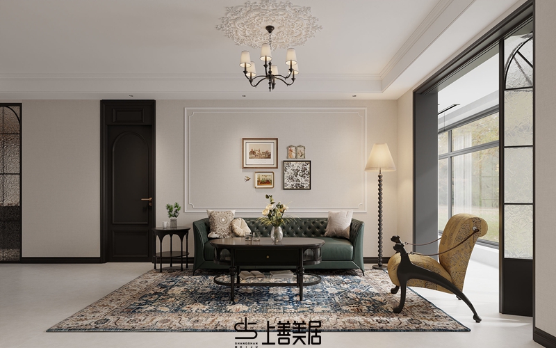 芯科苑128平美式裝修設(shè)計01