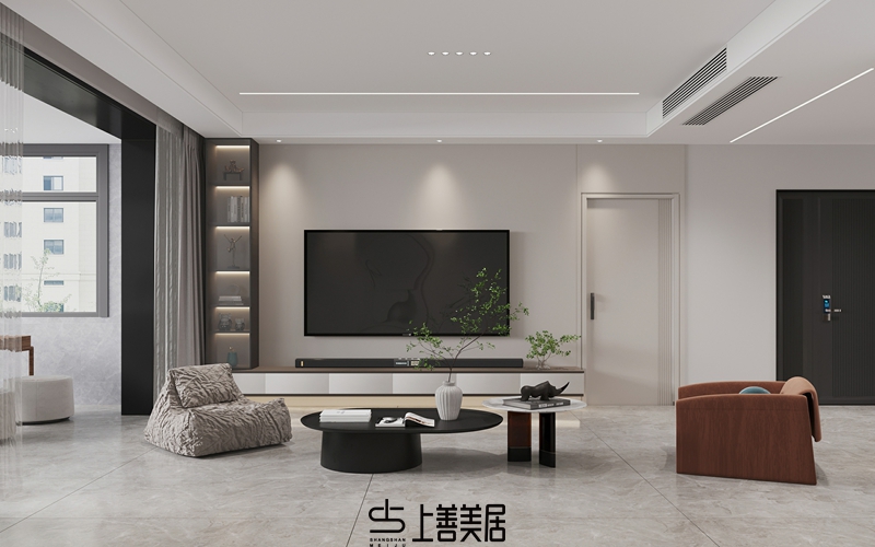 德賢華府160平簡歐風格效果圖