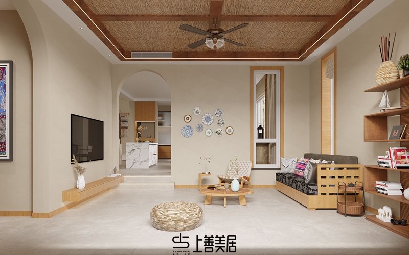 孔雀城350平米田園風(fēng)裝修圖11