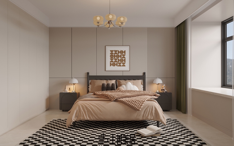 保定康城紫玉府140輕奢風(fēng)格效果圖01