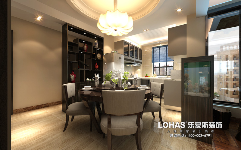 上東花園三室兩廳139㎡現(xiàn)代風(fēng)格