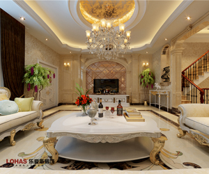 萬信花園220平米現(xiàn)代裝修效果圖