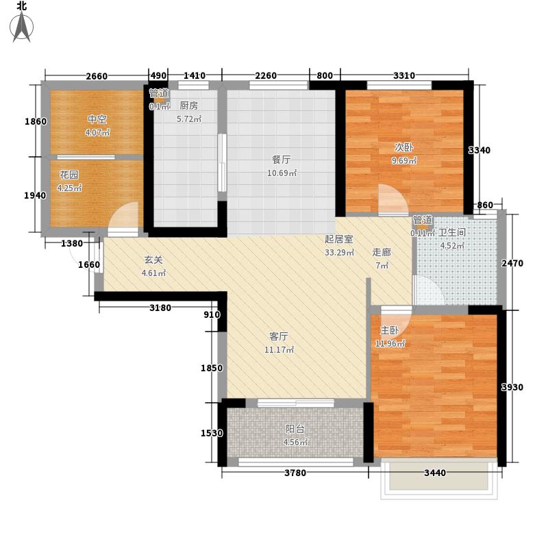 國(guó)源和天下2室0廳1衛(wèi)1廚113.00㎡戶(hù)型圖