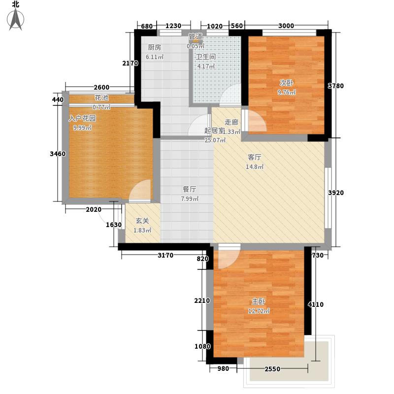 國(guó)源和天下2室0廳1衛(wèi)1廚98.00㎡戶(hù)型圖